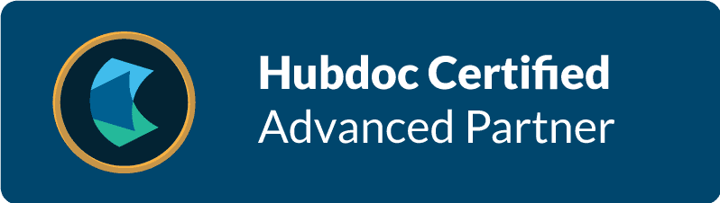 HubDoc Certification Advanced Partner Badge